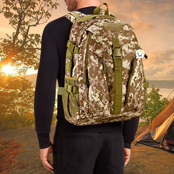Morral Militar Táctico 40 Litros Impermeable Camping Senderismo 9035