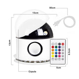 Proyector Estrellas Luna Parlante Bluetooth Control ASF045