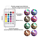 Proyector Estrellas Luna Parlante Bluetooth Control ASF045