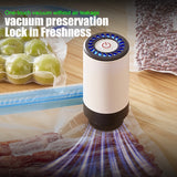 Selladora al Vacío Mini Eléctrica Recargable USB con 3 Tamaños de Bolsas para Almacenamiento Fresco y Libre de Humedad - Máquina Portátil de Sellado a Baja Temperatura para Frutas y Verduras