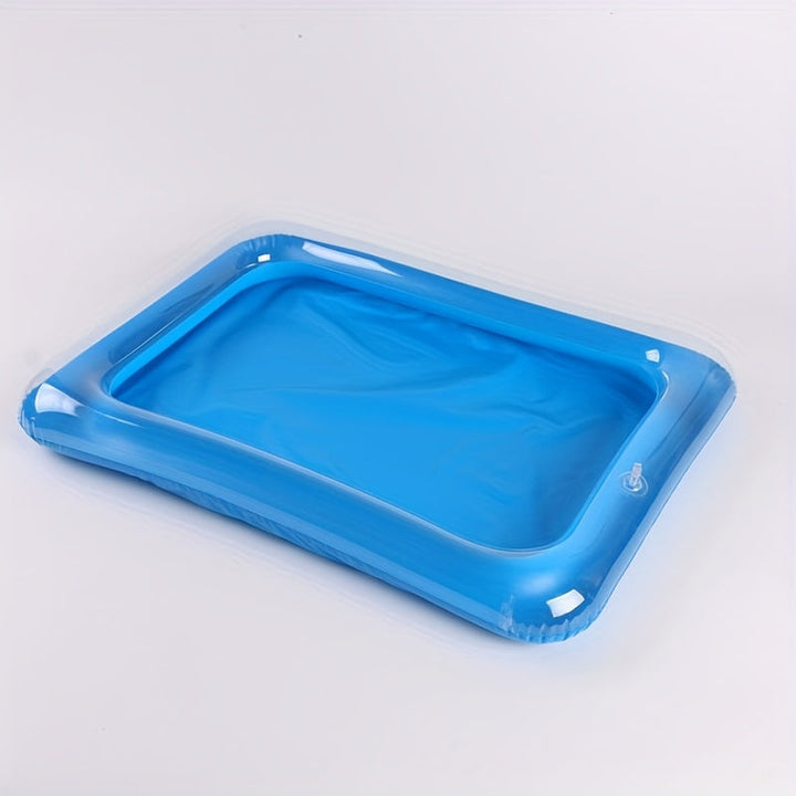 1 pieza, baño de pies inflable, recipiente de pies portátil, escalera de entrada al estanque, kit de limpieza y pedicura para estanques.