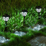 6 Luces Solares para Jardín, Iluminación Exterior con Brillo Blanco y Diseño para Patio, Césped y Decoración de Villa, Luces Solares para Exteriores