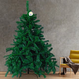 Árbol Navidad Singapur Tupido 2.10m 1.060 Ramas + Estrella + Luces + Bolas De Regalo SIN210