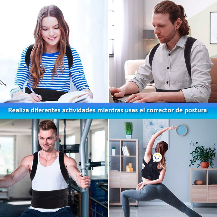 Corrector de Postura Soporte Lumbar Ajustable 628002