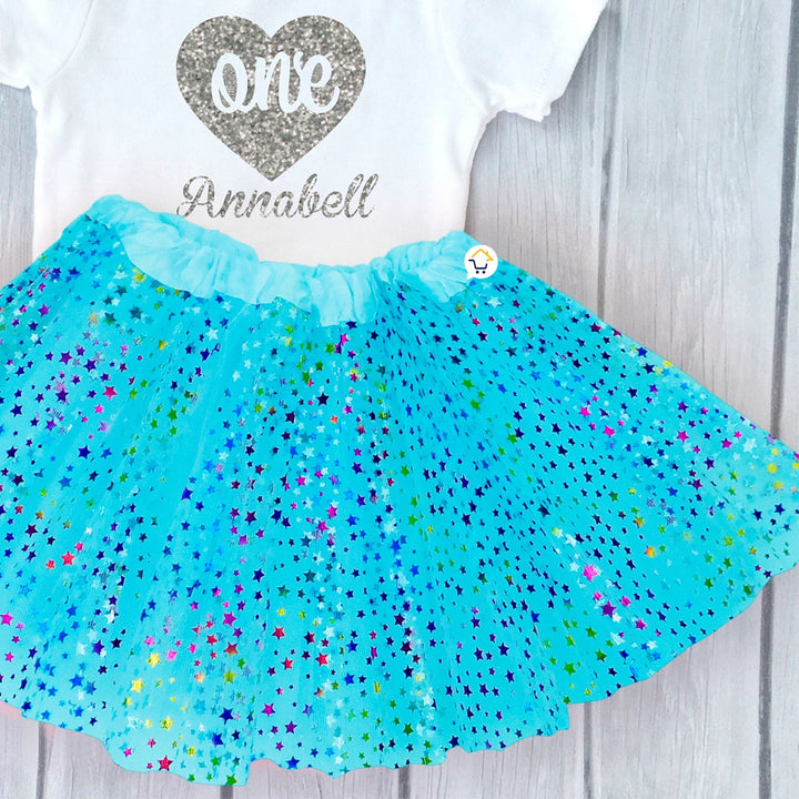 Tutú Estrellas Niñas Colores Falda Ballet Disfraz OF359