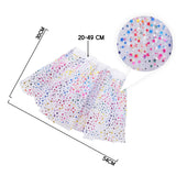 Tutú Estrellas Niñas Colores Falda Ballet Disfraz OF359