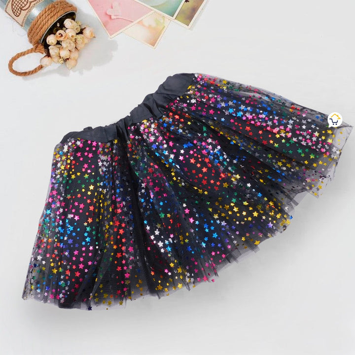 Tutú Estrellas Niñas Colores Falda Ballet Disfraz OF359