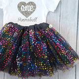 Tutú Estrellas Niñas Colores Falda Ballet Disfraz OF359