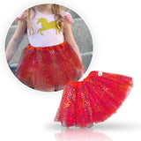 Tutú Estrellas Niñas Colores Falda Ballet Disfraz OF359