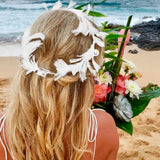 Corona Plumas Aureola Ángel Halo Luz Led Disfraz TRS183