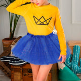 Tutú Confetti Niñas Colores Falda Ballet Disfraz TUCO01