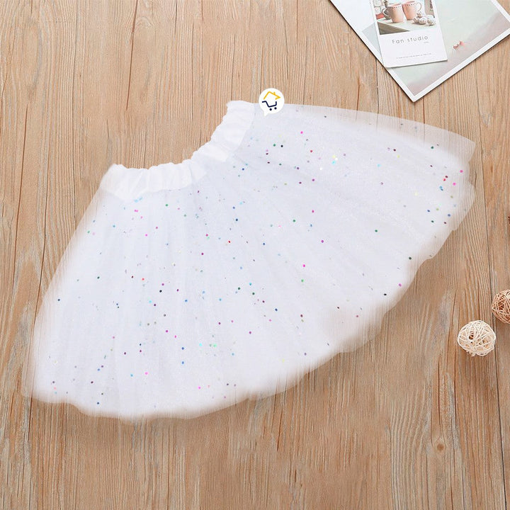 Tutú Confetti Niñas Colores Falda Ballet Disfraz TUCO01