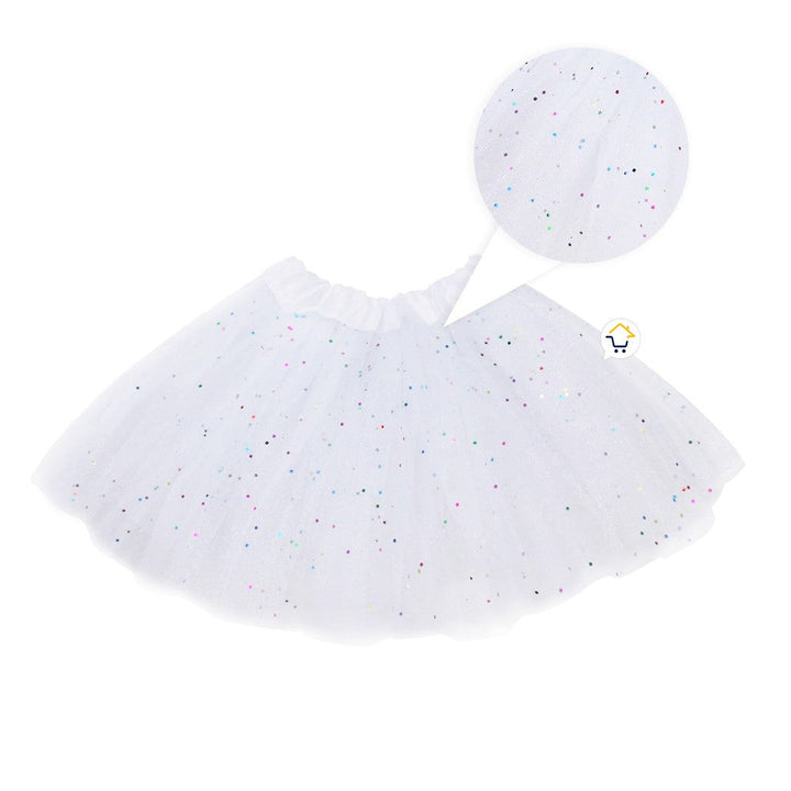 Tutú Confetti Niñas Colores Falda Ballet Disfraz TUCO01