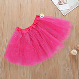 Tutú Confetti Niñas Colores Falda Ballet Disfraz TUCO01