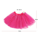 Tutú Confetti Niñas Colores Falda Ballet Disfraz TUCO01