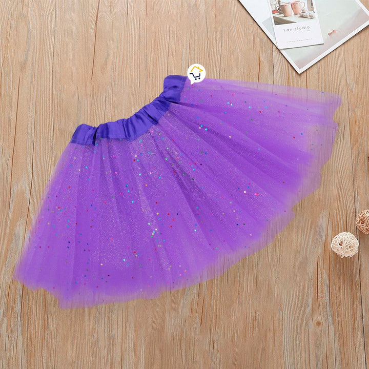 Tutú Confetti Niñas Colores Falda Ballet Disfraz TUCO01