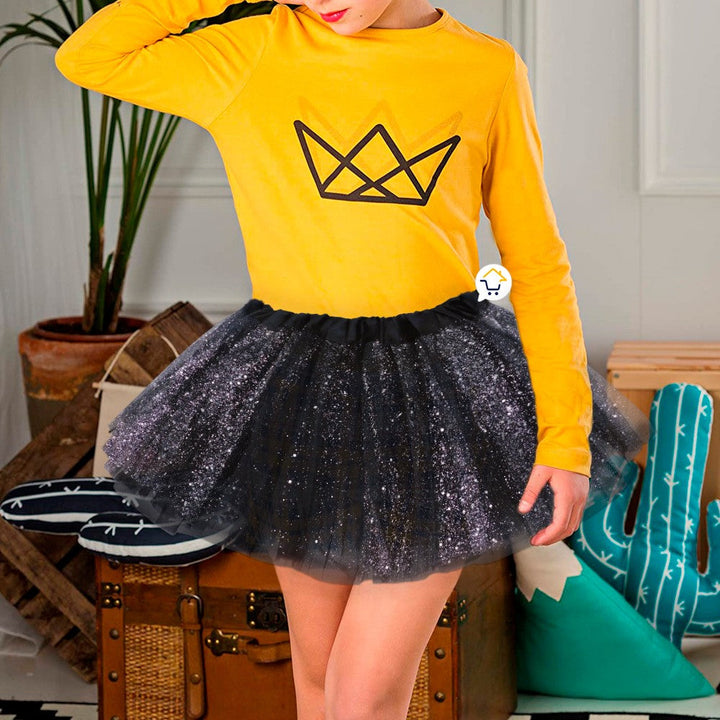 Tutú Confetti Niñas Colores Falda Ballet Disfraz TUCO01