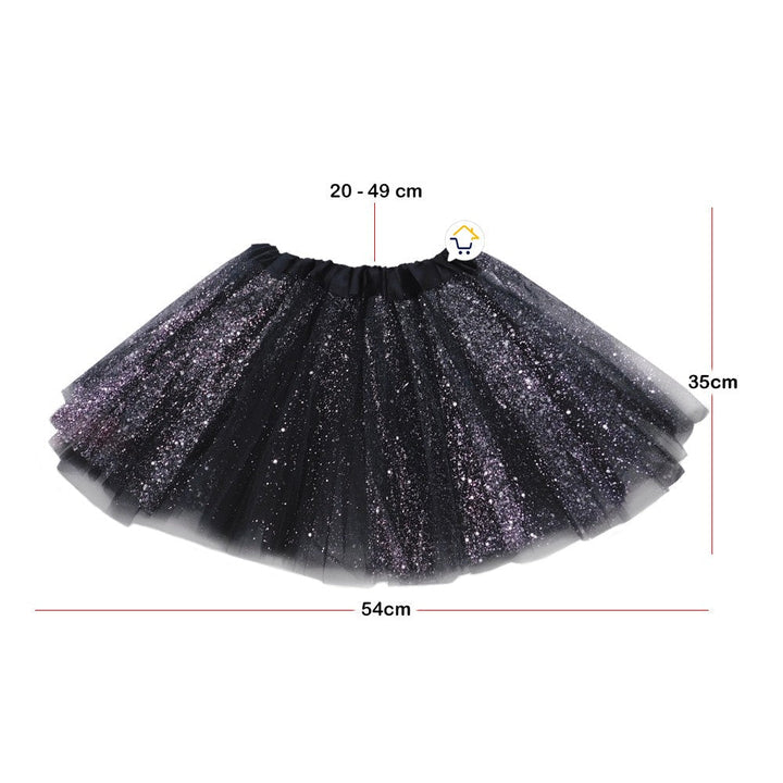 Tutú Confetti Niñas Colores Falda Ballet Disfraz TUCO01
