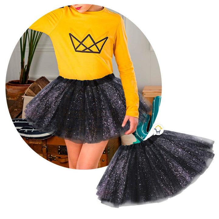 Tutú Confetti Niñas Colores Falda Ballet Disfraz TUCO01