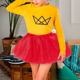 Tutú Confetti Niñas Colores Falda Ballet Disfraz TUCO01