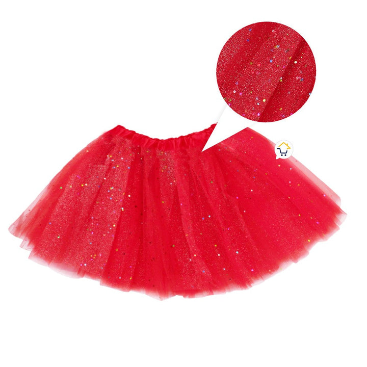Tutú Confetti Niñas Colores Falda Ballet Disfraz TUCO01