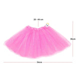 Tutú Confetti Niñas Colores Falda Ballet Disfraz TUCO01