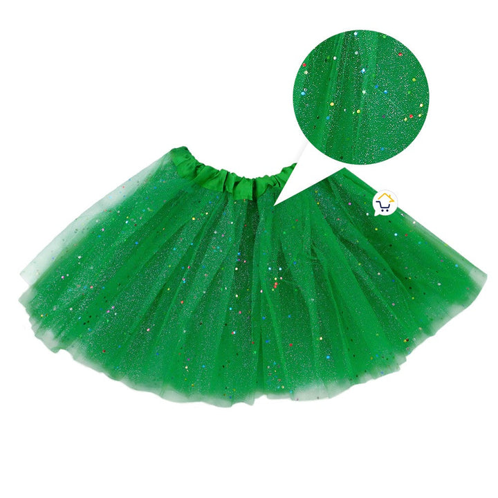 Tutú Confetti Niñas Colores Falda Ballet Disfraz TUCO01
