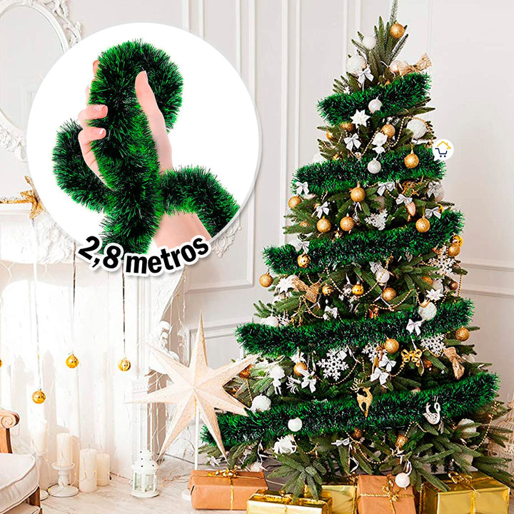 Guirnalda Navideña Clásica Decorativa 2.80 m Plástica 199