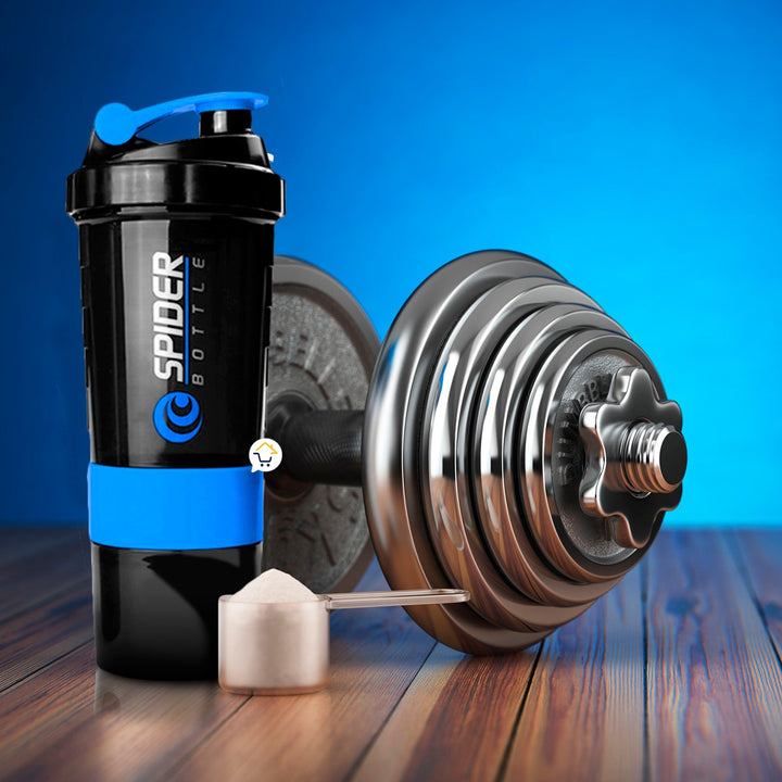 Combo Cuerda Crossfit y Termo Mezclador Shaker 500ml Proteína 702379