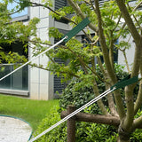 Juego de ataduras de soporte de tronco de árbol de alta resistencia verde, 9 piezas de clavos de tierra negros, adecuados para atar árboles de jardín al aire libre, reparaciones y salidas moldeadas, refuerzo de tienda de picnic