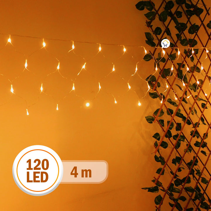 Extensión Luz LED Cenefa 120 LED 4 M Luces Navidad 120LEDMC1