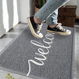 Tapete para entrada, alfombra exterior antideslizante, resistente y fácil de limpiar, ideal para interiores, exteriores, patios y áreas de alto tráfico