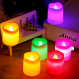 Vela Luz Led Pequeña X6 Decorativa AK3008