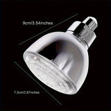 Rociador de ducha redondo con cambio de color intermitente y temperatura auto-activado LED