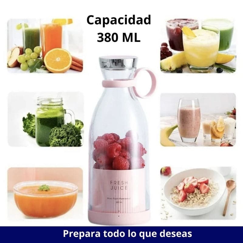 Mini Licuadora Portátil Recargable - Fresh Juice