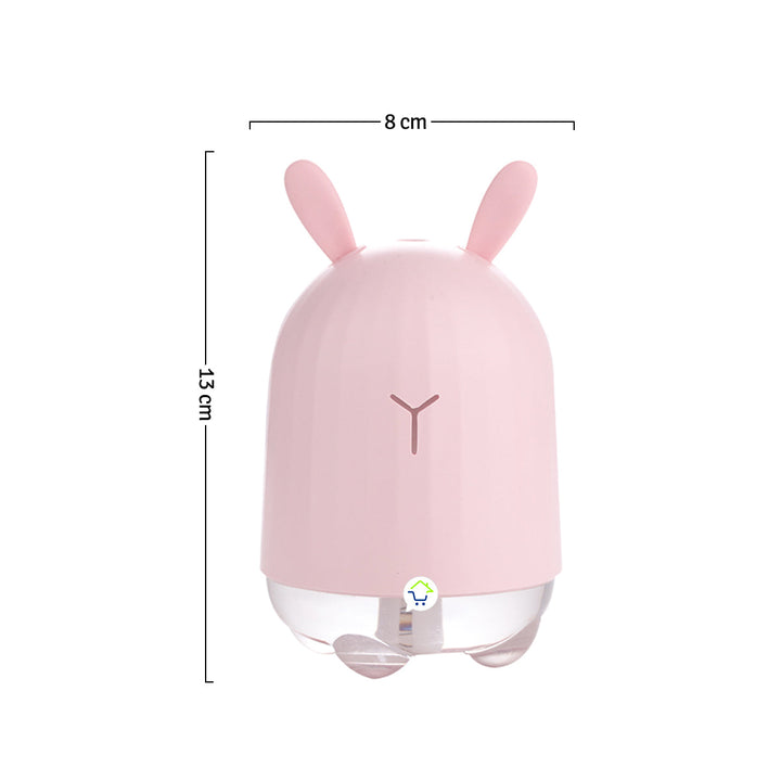 Humidificador Aromatizador Lámpara LED Conejo Difusor Aroma H001