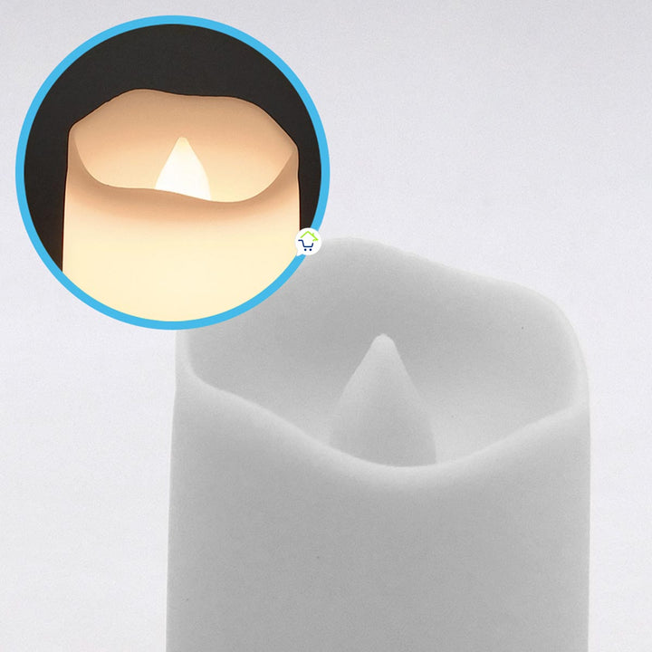 Vela Luz Led Pequeña X6 Decorativa AK3008