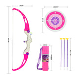 Set De Tiro Al Blanco Arco + Flechas + Diana Juego Infantil 920C