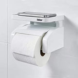 Porta Rollos Con Succión Para Pared Con Soporte Para Teléfono