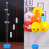 Base Globos + Luces Micro Led + 7 Tubos para Globos RF X LUZ