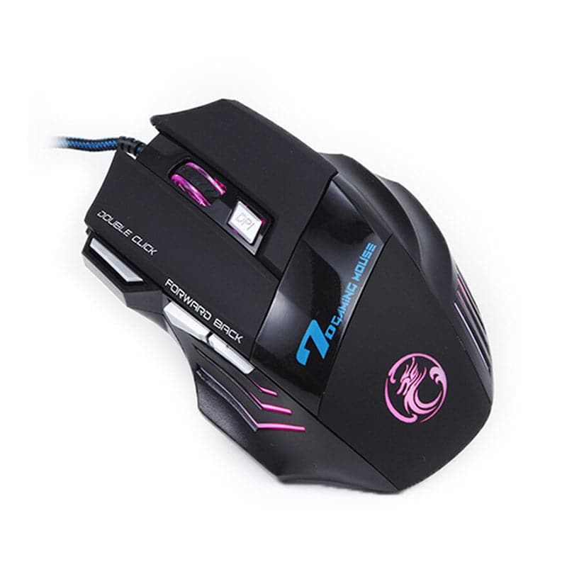 Mouse Gamer Con Boton De Doble Disparo Imice X7 IMICEX7