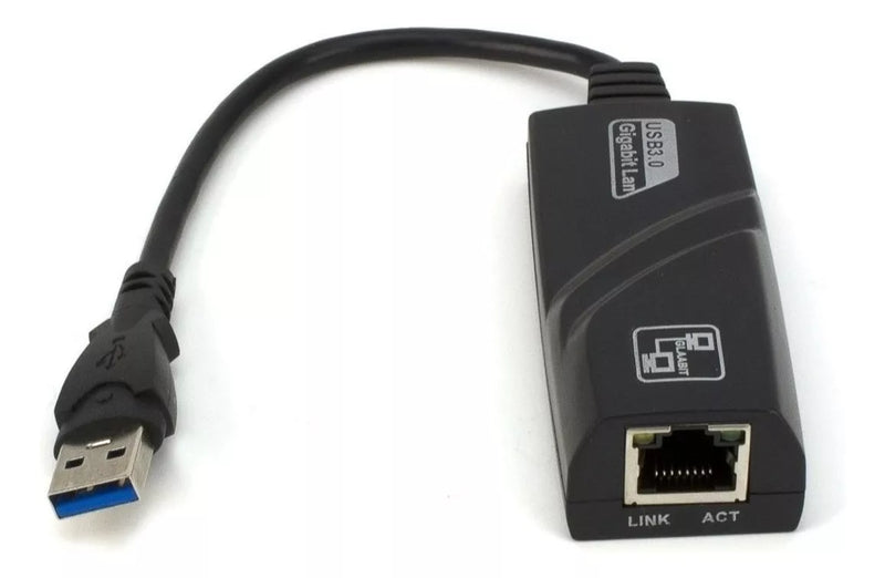 Adaptador Ethernet Usb 3.0 P/ Rede Rj45 Lan