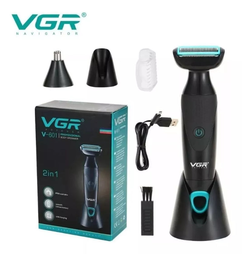 Máquina 2 En 1 Cortadora De Pelo Recargable Vgr V-601