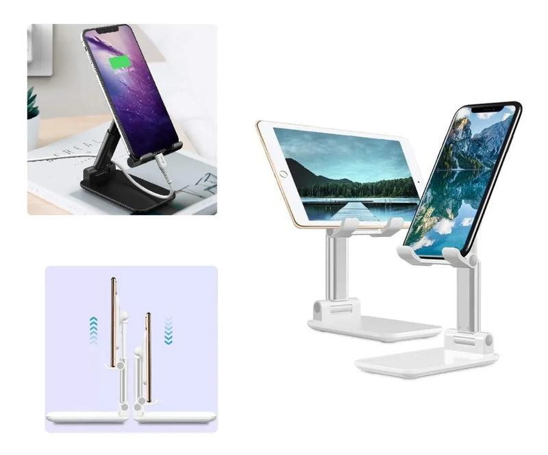 Soporte Base Celular, Tablet, Mesa Escritorio Ajustable