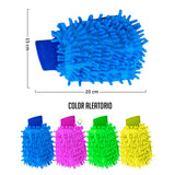 Kit x3 Guantes Microfibra Para Lavar y Secar Carro Moto Sacudidor GMWA297x3