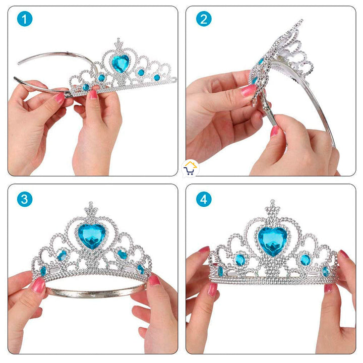 Disfraz Princesa Accesorios Halloween Niñas Fiesta de Disfraces TP345