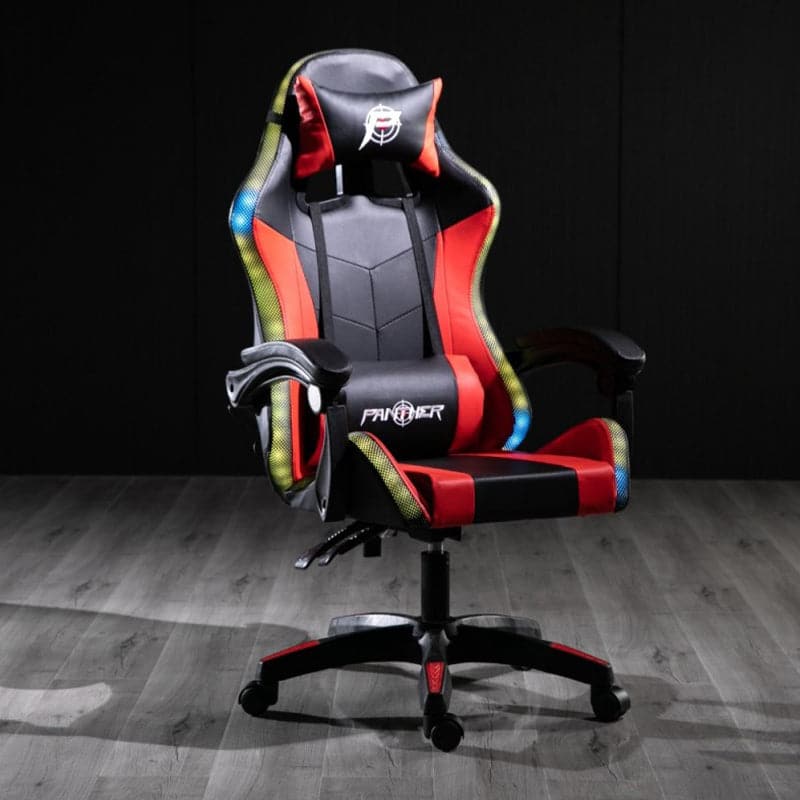 Silla Gamer Con Luz Led RGB y Control Remoto Marca Panther AL1230