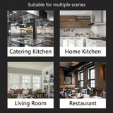 Linterna de techo con 1 lámpara y 2 bombillas, diseño giratorio, ideal para salas, dormitorios, cocinas y comedores (base GU10 - bombilla no incluida)