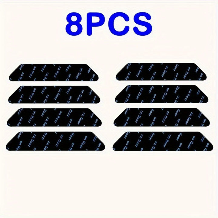 8 Piezas de Antideslizante para Alfombras, Lavable y Adhesivo Antideslizante para Suelos de Madera