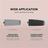 Elegido por la mayoría, desmaquillador eléctrico de pies recargable por USB - Conjunto de limas de pies y manos automáticas con superficie opaca, multifuncional y conveniente, regalo ideal para 5 días importantes, Navidad, Halloween, Día de San Valentín,